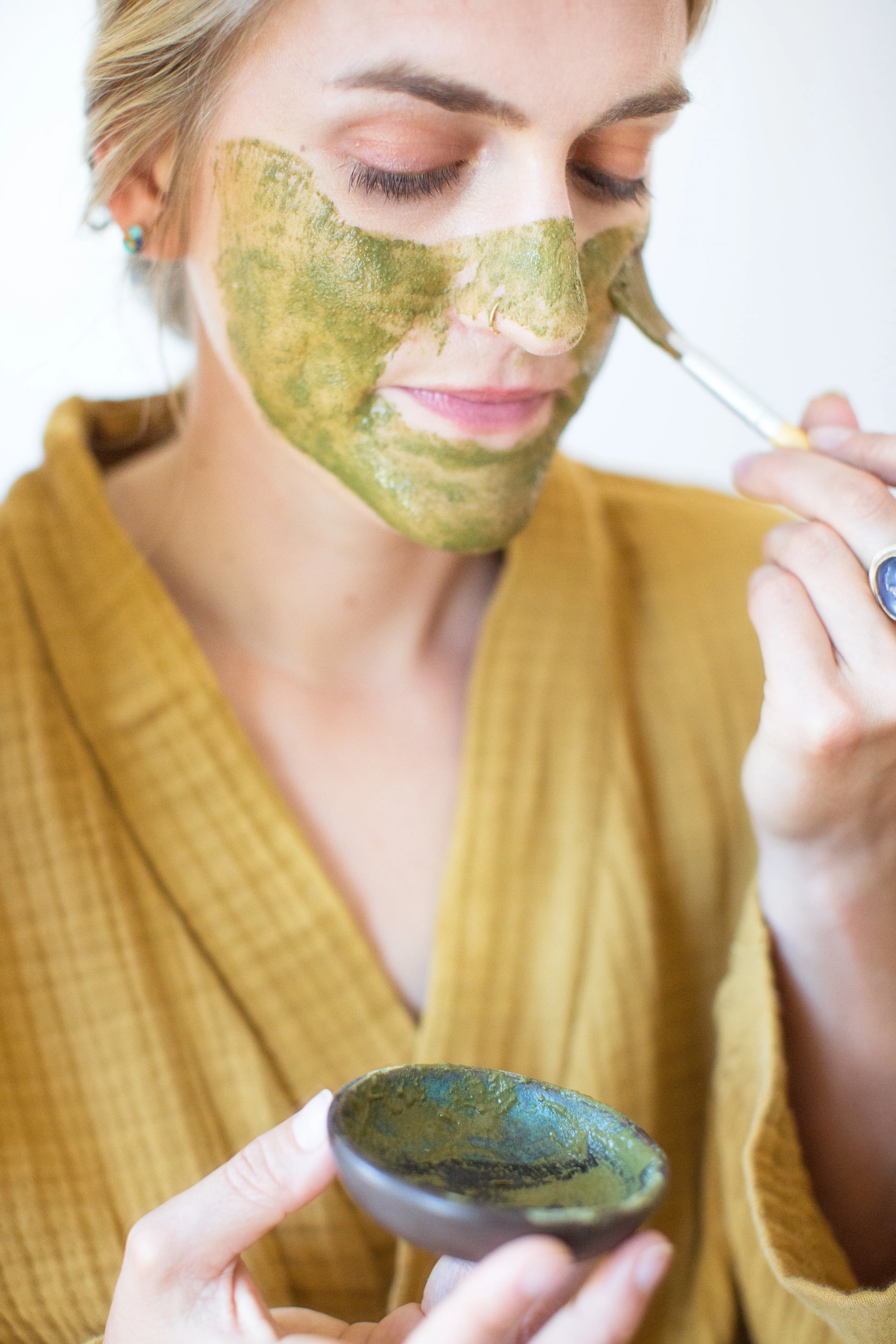 Matcha Lavender Botanical Face Mask