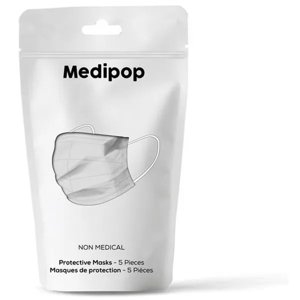 Medipop 5 Pack Face Mask