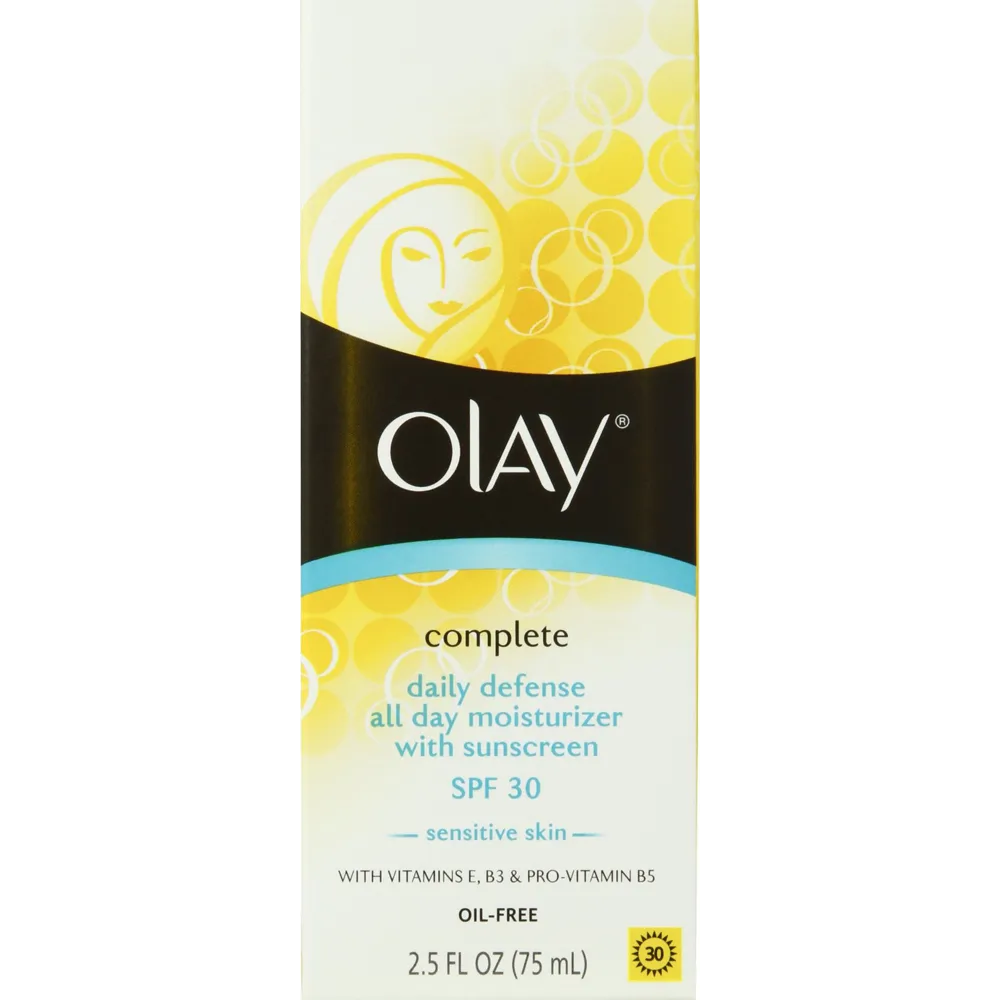 Olay Complete Daily Defense All Day Moisturizer With Sunscreen SPF30 Sensitive Skin