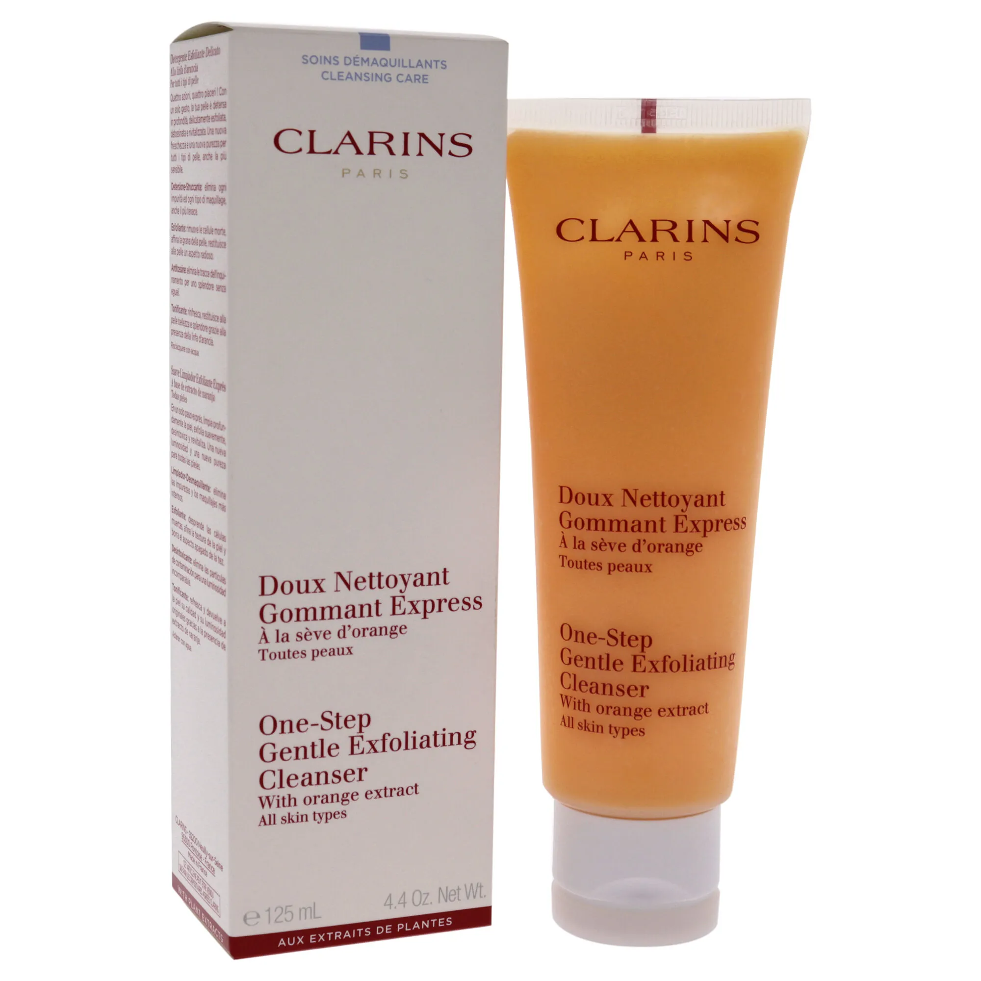 One Step Gentle Exfoliating Cleanser by Clarins for Unisex - 4.4 oz Cleanser