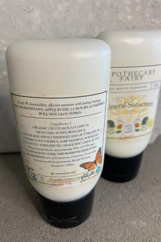 Organic Mineral Sunscreen