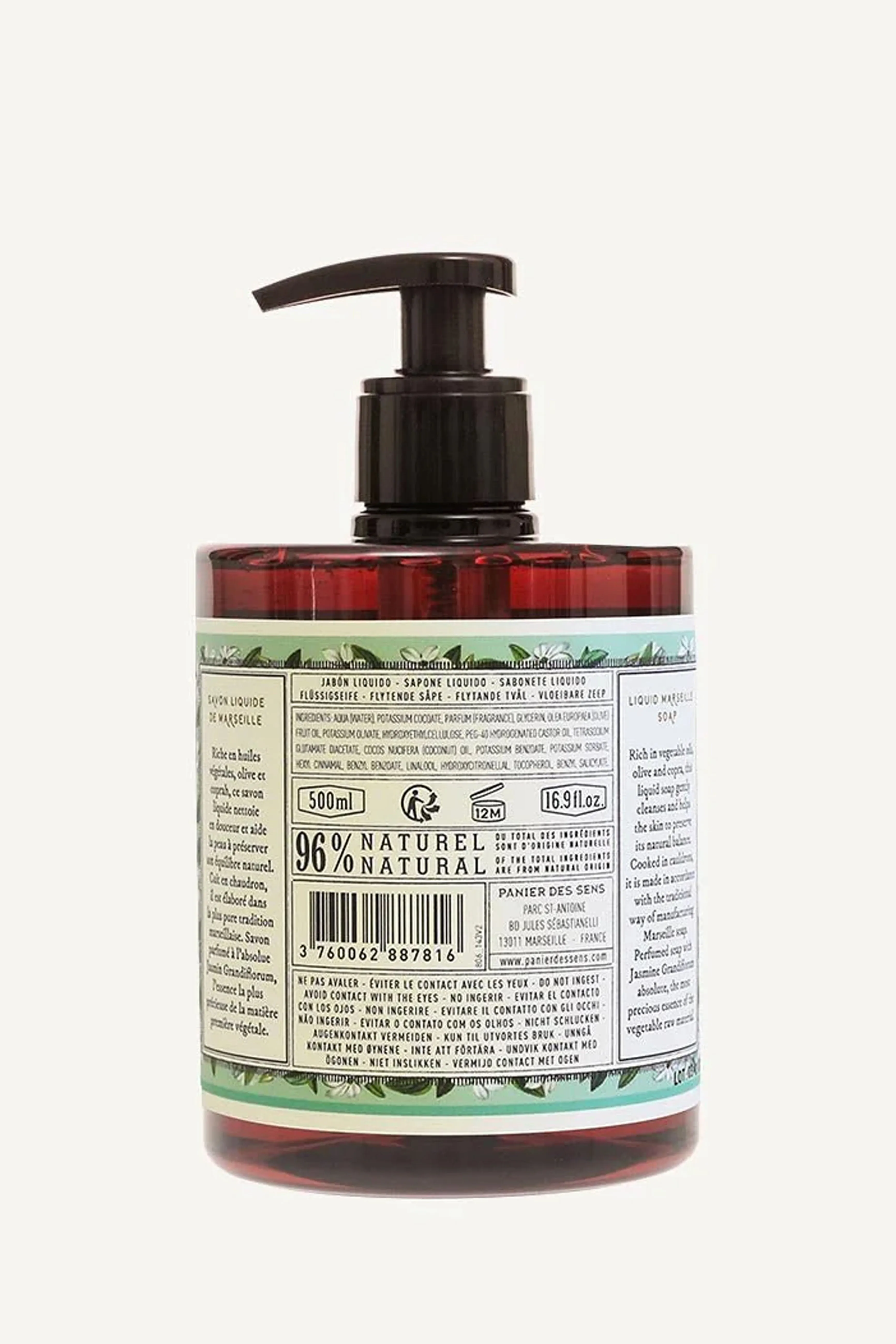 Panier Des Sens Jasmine Liquid Marseille Soap