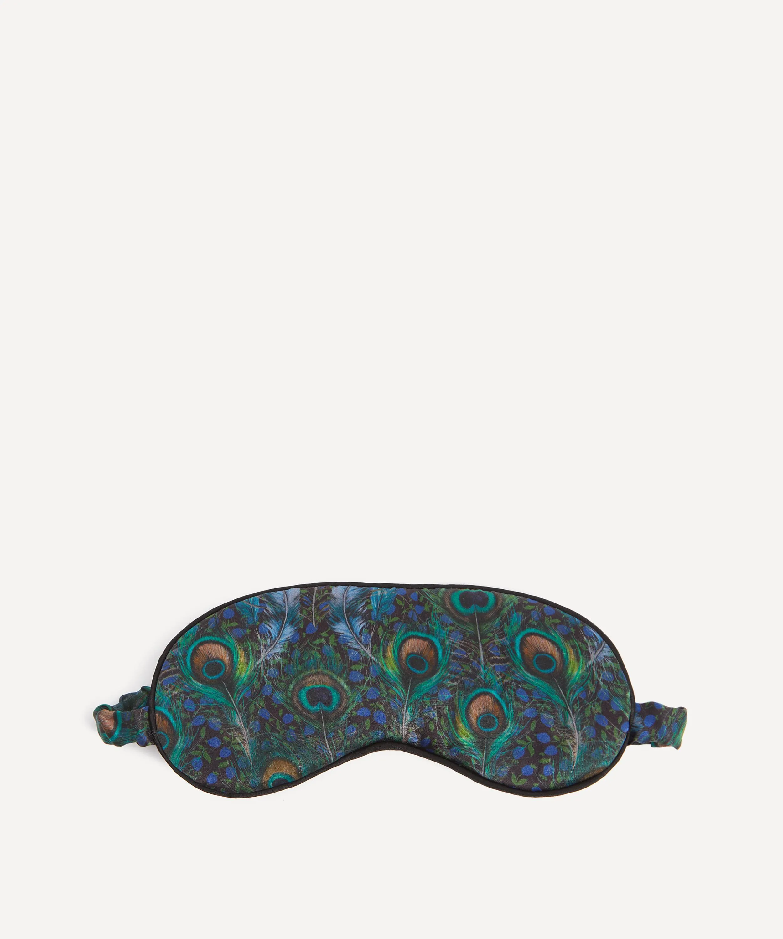 Peacock Manor Silk Satin Eye Mask