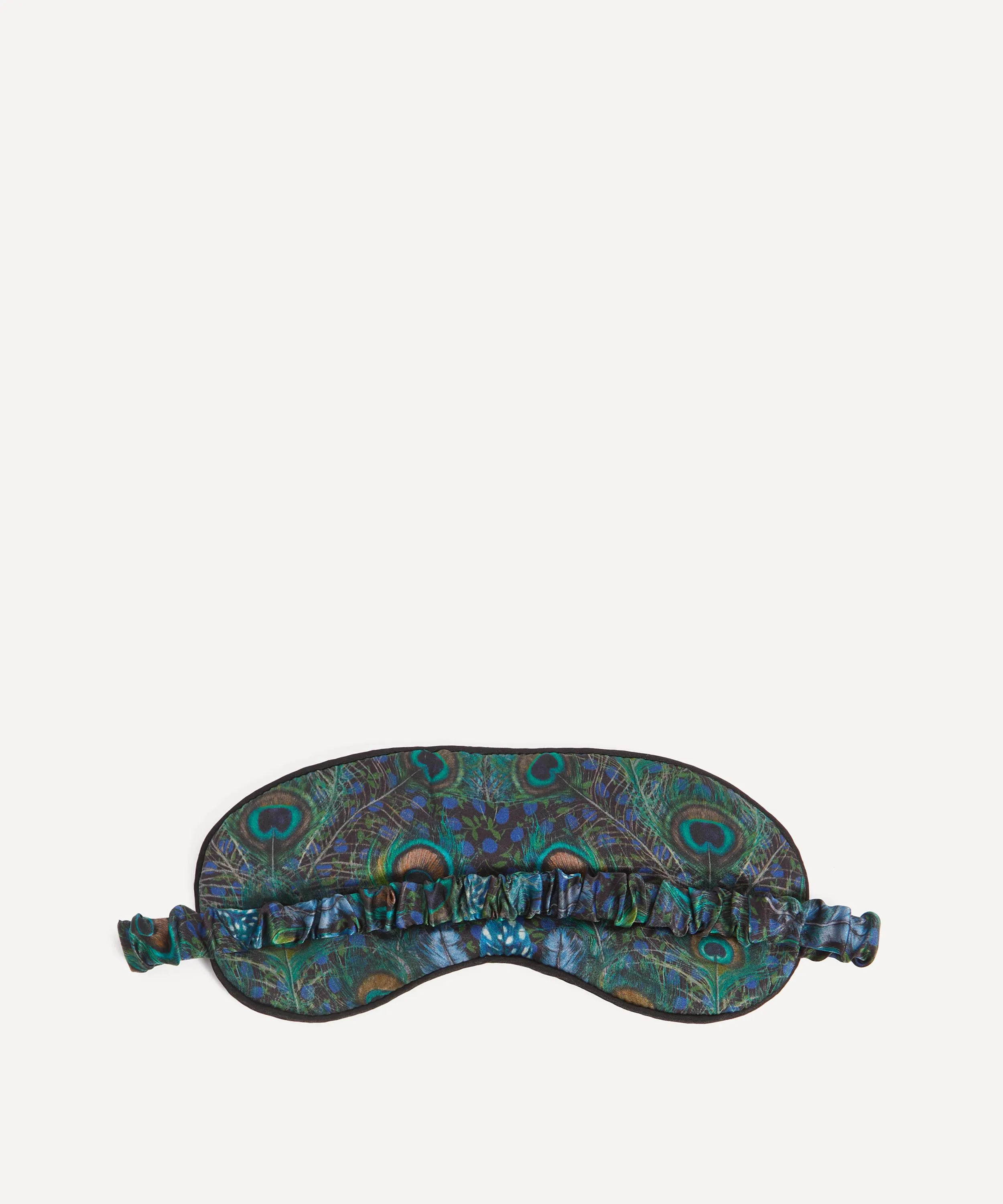 Peacock Manor Silk Satin Eye Mask