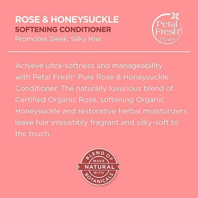 Petal Fresh Pure Rose & HoneySuckle Softening Conditioner, 12oz