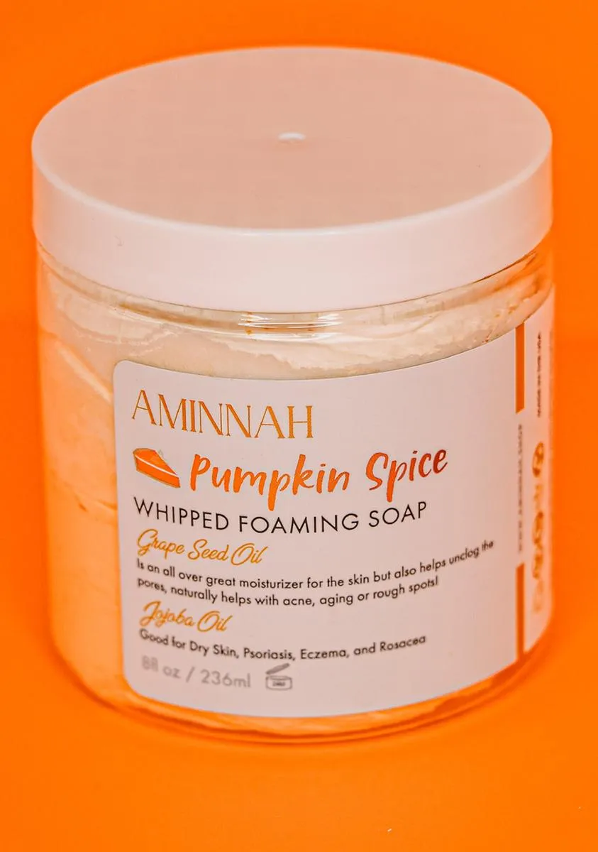 Pumpkin Spice Whipped Foaming Soap-