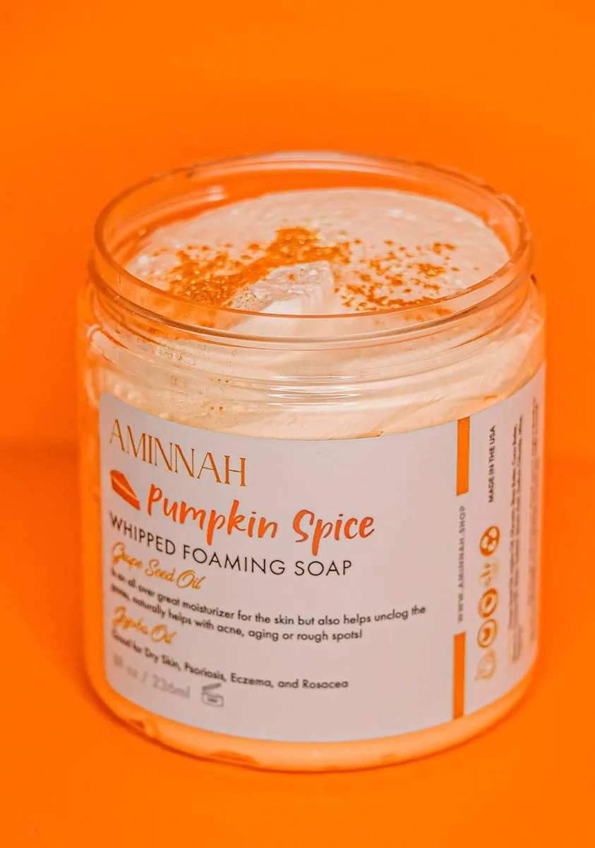 Pumpkin Spice Whipped Foaming Soap-