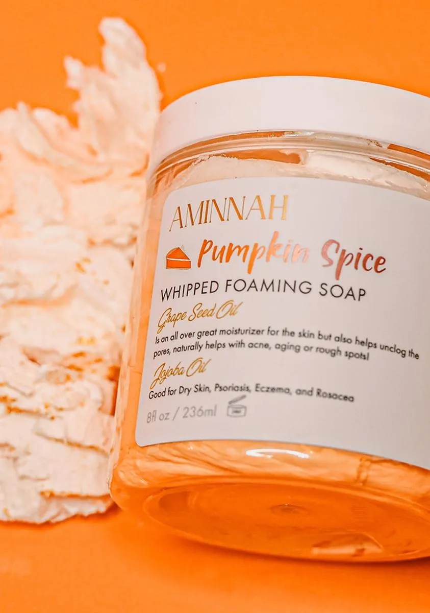 Pumpkin Spice Whipped Foaming Soap-