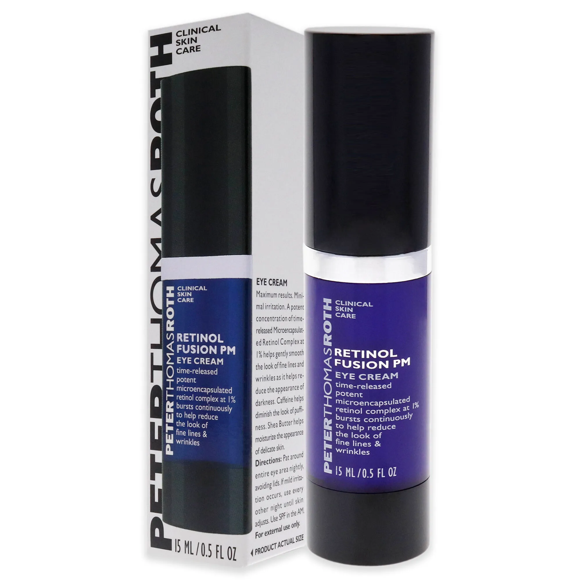 Retinol Fusion PM Eye Cream by Peter Thomas Roth for Unisex - 0.5 oz Eye Cream