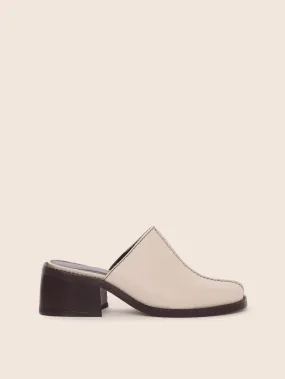 Second Hand Safara Cream Mule 39