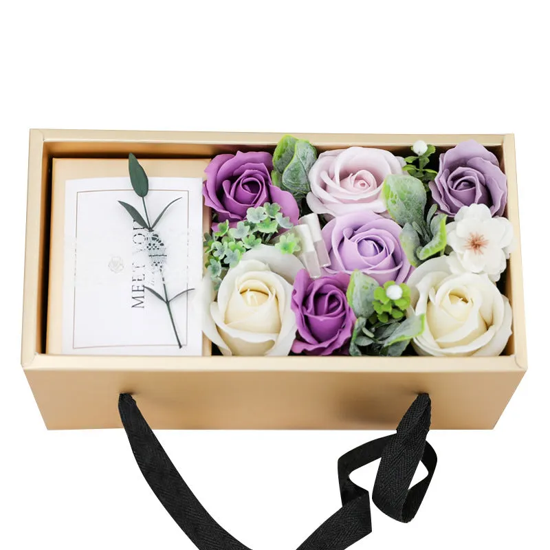 Soap Flower Rose Gift Box Mother's Day