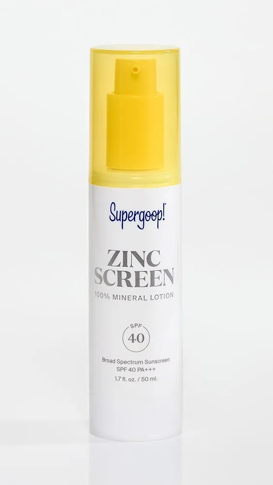 Supergoop!   Zincscreen 100% Mineral Lotion SPF 40 