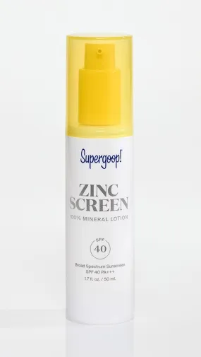 Supergoop!   Zincscreen 100% Mineral Lotion SPF 40 