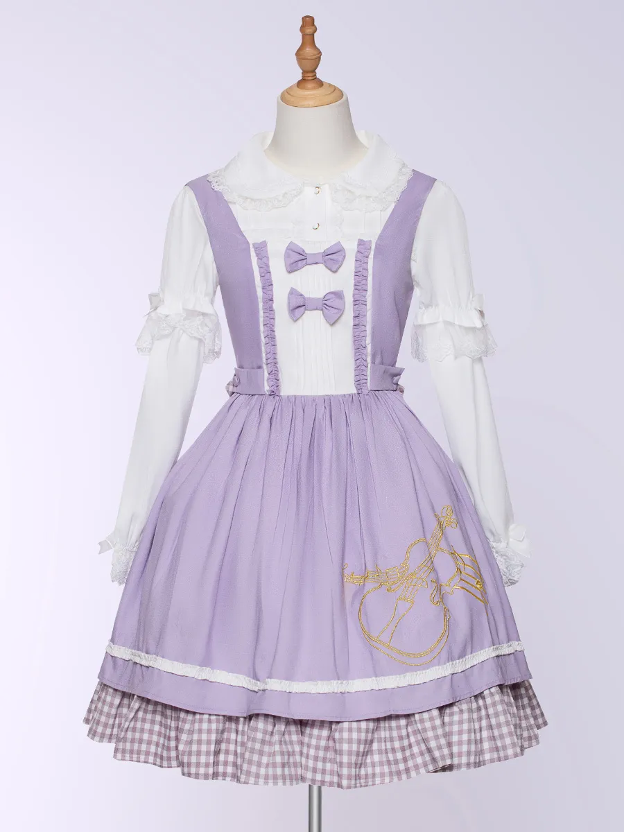 Sweet Lolita Dress Polyester Sleeveless Sweet Lolita Dress