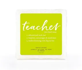 Teacher Soap Sponge