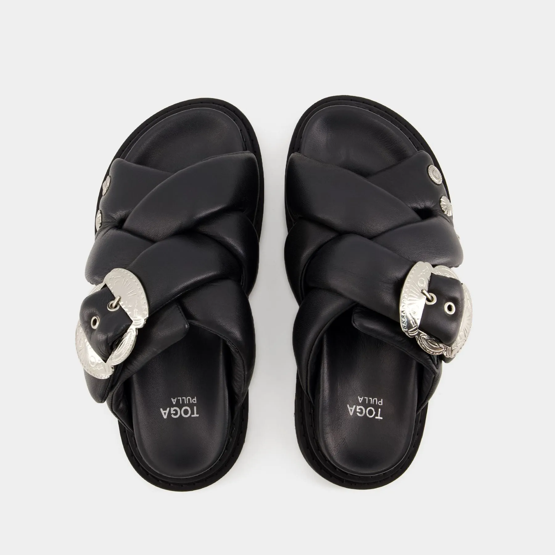 Toga Pulla  Aj1317 Sandals - Toga Pulla - Leather - Black