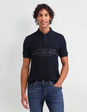 U.S. Polo Assn. Denim Co. Brand Printed Muscle Fit Polo Shirt