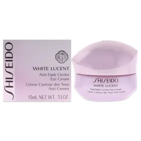 White Lucent Anti-Dark Circles Eye Cream by Shiseido for Unisex - 0.53 oz Cream