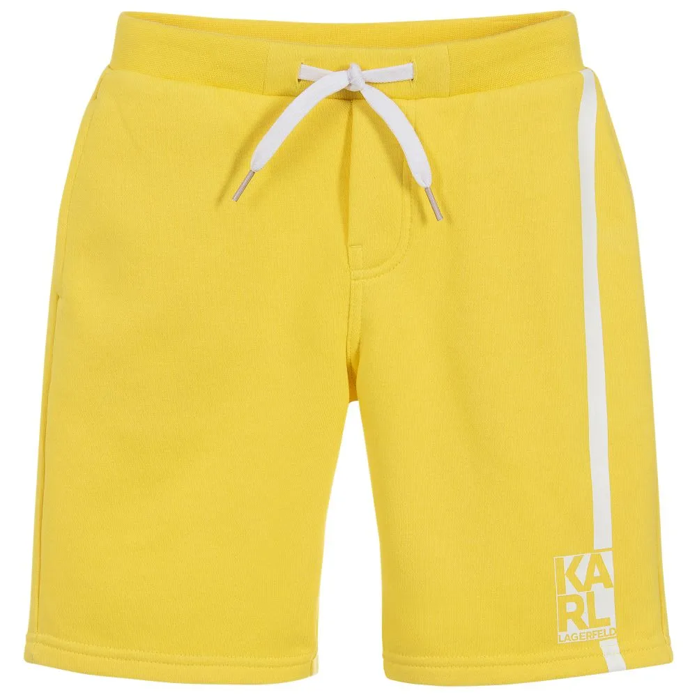 Yellow Jersey Logo Shorts