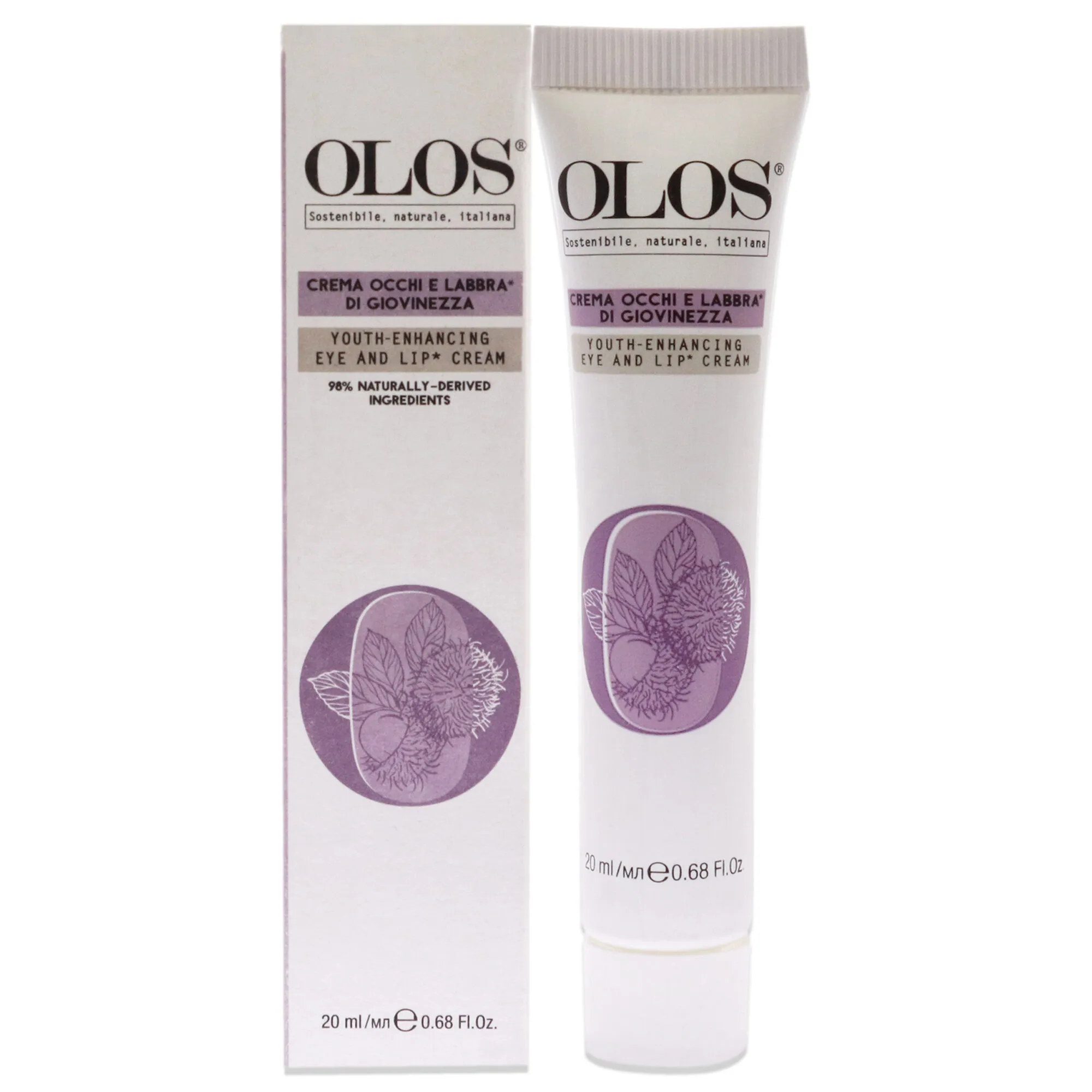 Youth-enhancing Eye and Lip Cream by Olos for Unisex - 0.68 oz Cream